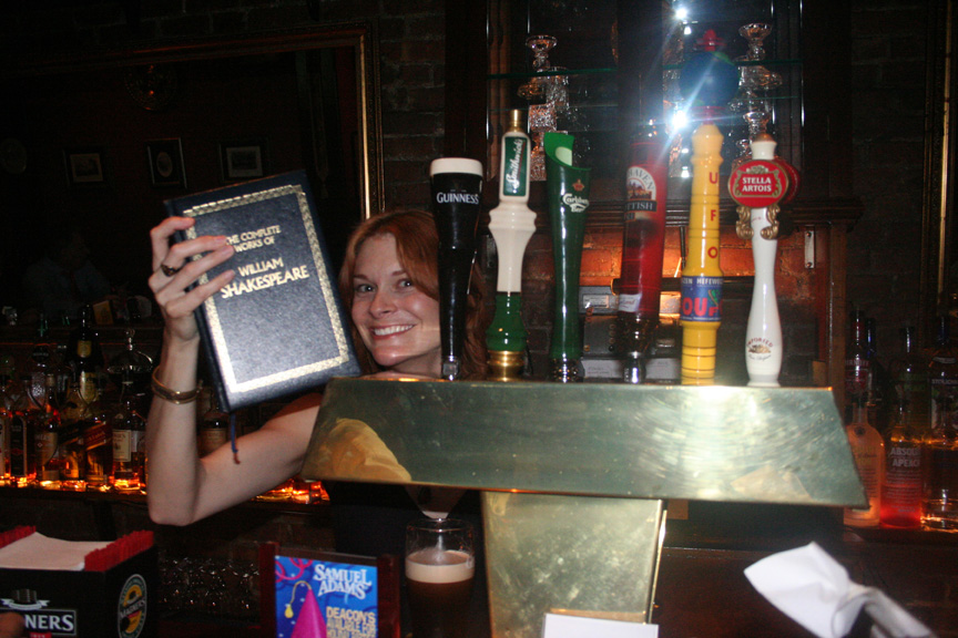 Tracy, with the man of the hour(s)