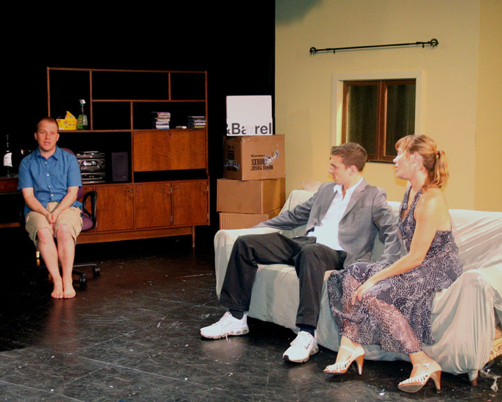 Todd Courson, Quinn Michael Mattfeld and Erin Roberts